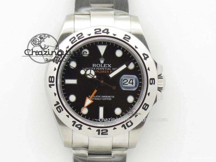 0522 Chic Daytona 116518LN YG JH Best Black Gold Dial On Rubber Strap A4130 (Free XS Rubber ) 3458